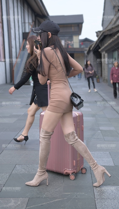 一位绝色美人的新潮包臀裙美臀女神[XT-5P03]